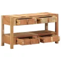 Meuble TV  83x33x46 cm en bois massif récupéré