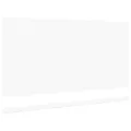 Tissu de Remplacement de Auvent pour Cadre de 6x3.5 m Blanc