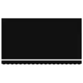 Tissu de remplacement pour auvent pour cadre de 4x2 m Noir