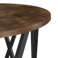 Tables d'appoint gigognes  2 pcs Chêne fumé en bois d'ingénierie