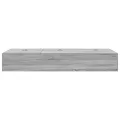 Cadre de lit de rangement  Gris Sonoma 100x200 cm