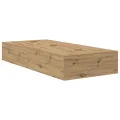 Cadre de lit de rangement  Artisan Chêne 100x200 cm