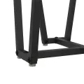 Table d'appoint  2 pièces en chêne fait main, bois reconstitué et métal
