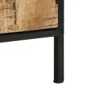 Table de chevet 30 x 30 x 40 cm en bois de mangue brut