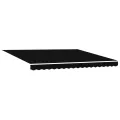 Store rétractable automatique  noir 400x350 cm