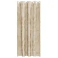 Rideaux en velours 2 pcs avec œillets Crème 260x140 cm