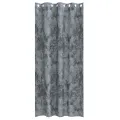 Rideaux en Velours 2 Pcs avec œillets Argenté 260x140 cm