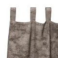 Paire de Rideaux en Velours 2 pcs avec Œillets Cappuccino 245x140 cm