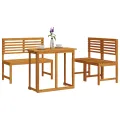 Ensemble de jardin 4 pièces en acacia