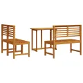 Ensemble de jardin 4 pièces en acacia