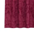 Rideaux en velours 2 pcs avec œillets Bordeaux 260x140 cm