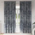 Rideaux en velours 2 pcs avec œillets Gris argenté 245x140 cm