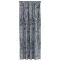 Rideaux en velours 2 pcs avec œillets Gris argenté 245x140 cm