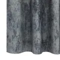 Rideaux en velours 2 pcs avec œillets Gris argenté 245x140 cm