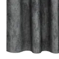Rideaux en velours 2 pcs avec œillets gris 260x140 cm