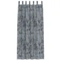 Rideaux 2 pcs avec œillets Gris argenté 260x140 cm