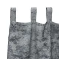 Rideaux 2 pcs avec œillets Gris argenté 260x140 cm