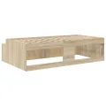 Cadre de lit de rangement Chêne Sonoma 100x200 cm