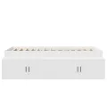 Cadre de Lit de Rangement Blanc 100x200 cm