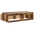 Cadre de lit de rangement Bois ancien 90x190 cm