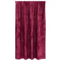 Rideaux 2 pcs avec œillets Bordeaux 140x140 cm
