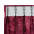 Rideaux 2 pcs avec œillets Bordeaux 140x140 cm