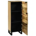 Highboard - 40x33.5x110 cm en bois de manguier massif