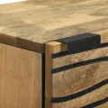 Highboard - 40x33.5x110 cm en bois de manguier massif
