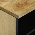 Meuble TV - 100 x 33,5 x 46 cm, en bois de manguier massif.