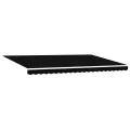 Store Rétractable Automatique Noir 500x300 cm