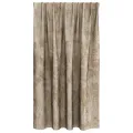 Rideaux en velours 2 pcs avec œillets Champagne 140x140 cm