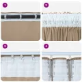 Rideaux en velours 2 pcs avec œillets Champagne 140x140 cm