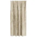 Rideaux 2 pcs avec Poches pour Tringle Crème 175x140 cm