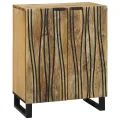 Buffet - 60 x 33,5 x 75 cm, en bois de mangue massif.