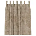 Rideaux 2 pcs avec œillets Champagne 140x140 cm