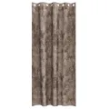 Rideaux en velours 2 pcs avec œillets cappuccino 245x140 cm