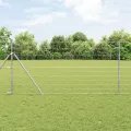 Clôture de Champ 1,2x25 m Acier Galvanisé