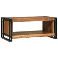 Table Basse 90x50x38 cm Bois Massif Acacia