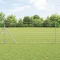 Clôture de Champ 1x25 m Acier Galvanisé