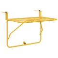 Table suspendue pliable en Moutarde - 60x40 cm, Acier