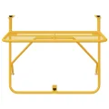 Table suspendue pliable en Moutarde - 60x40 cm, Acier