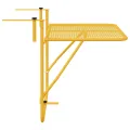Table suspendue pliable en Moutarde - 60x40 cm, Acier