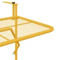 Table suspendue pliable en Moutarde - 60x40 cm, Acier