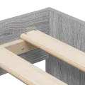 Cadre de Lit de Stockage Gris Sonoma 100x200 cm