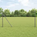 Clôture hexagonale grise 1x10 m acier