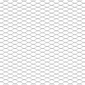 Clôture hexagonale grise 1x10 m acier