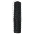Clôture Hexagonale Grise 0.4x25 m Acier