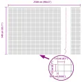 Clôture en fil soudé Verte 1,4x25 m Acier