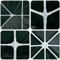Tente de fête Verte 6x4 m PE