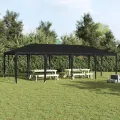 Tente de fête anthracite 8x4 m PE